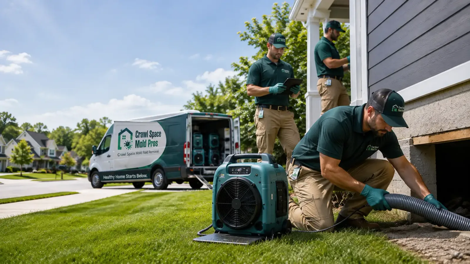 Crawl Space Mold Removal in Muskegon, MI